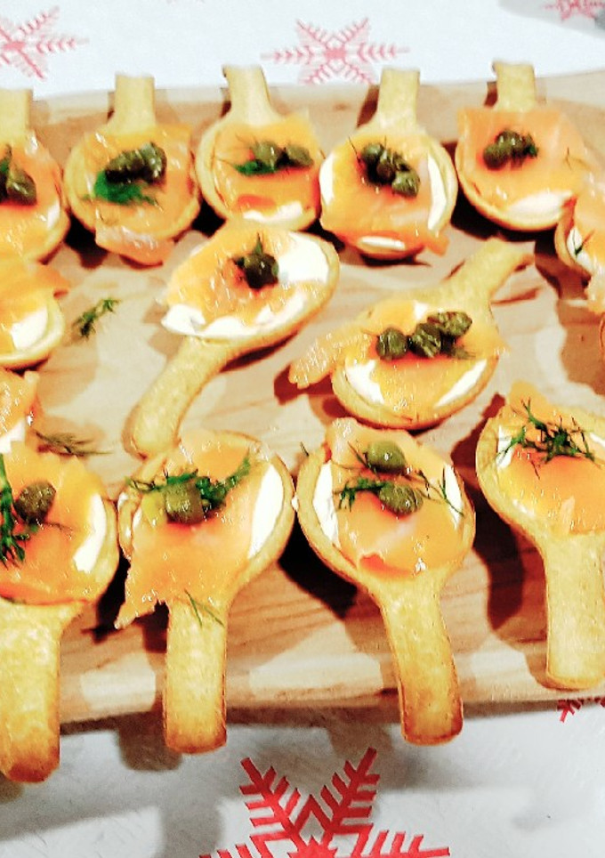 Una foto de Crujiletas de salmón con toque picante