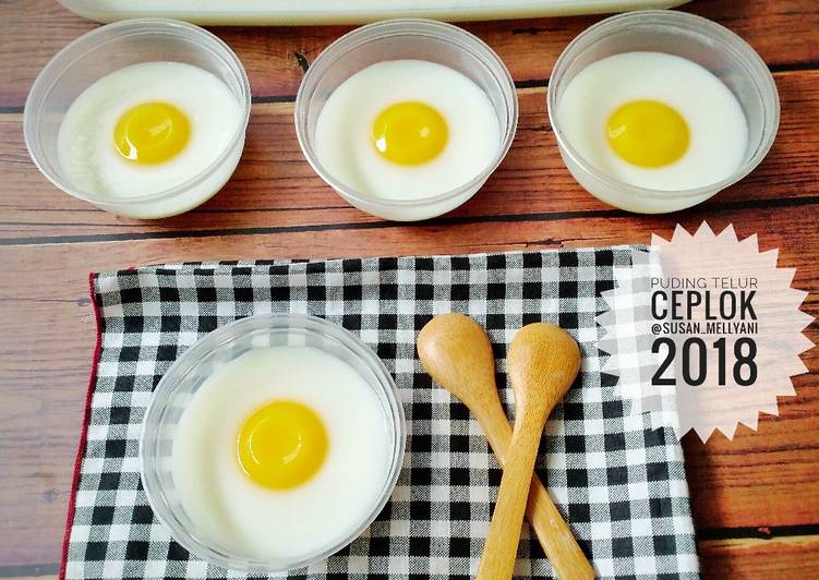 Puding telur ceplok
