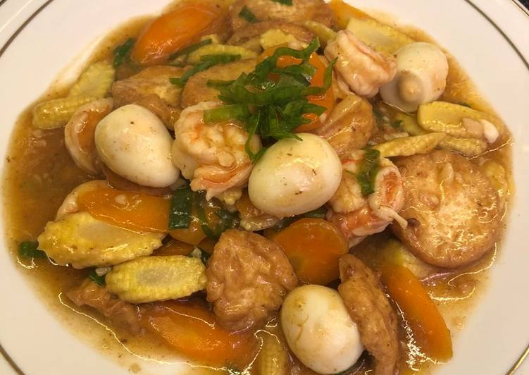 Resep Sapo tahu seafood, Enak