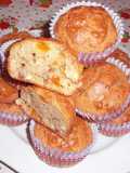 Muffins de Nuez, Orejones de Damascos y Ricotta
