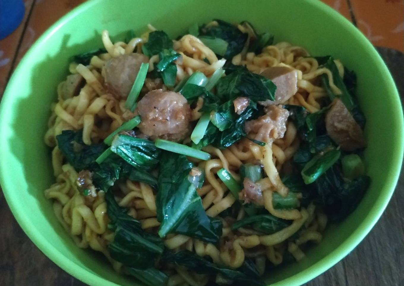 Mie goreng sederhana