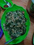 Urap pakis dengan toge