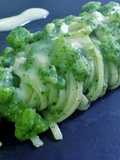 Trenette con broccoletto verde e crema di gorgonzola
