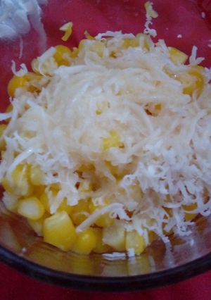 A picture of Super simple cheesy sweet corn (Jasuke).