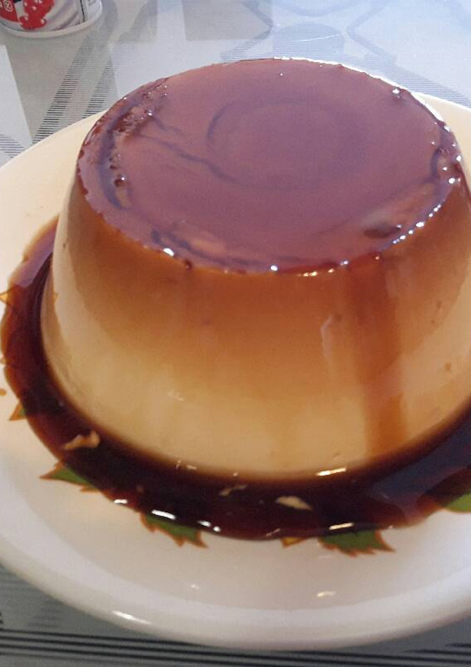 Una foto de Flan de turrón en Monsieur Cuisine