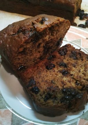 Φωτογραφία της συνταγής Banana Bread με γιαούρτι, chips σοκολάτας και καρύδια