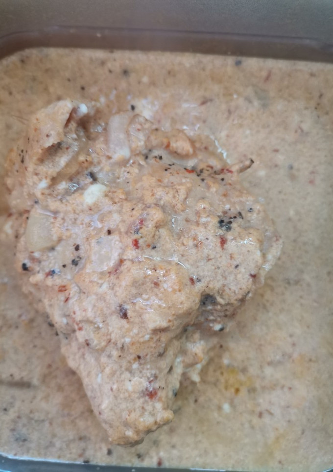 Una foto de Pechugas de pollo en salsa de chipotle