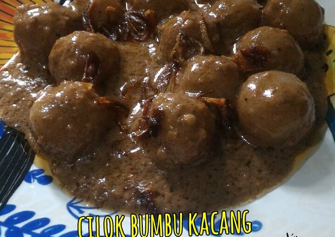 Cara Gampang Menyiapkan Cilok bumbu kacang simple Anti Gagal