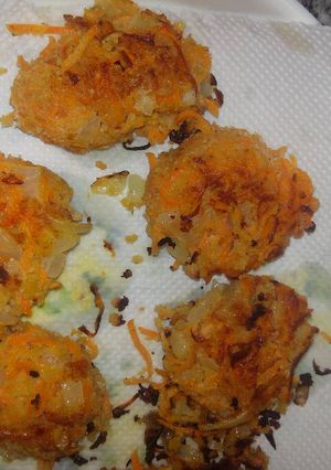 Una foto de Croquetas de zanahoria
