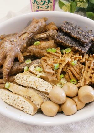 壓力鍋「滷雞爪/滷味拼盤」滿滿一盤好滿足 的食譜成品照片