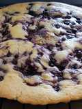 Pastel de arándanos y queso