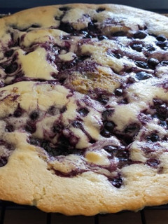 Una foto de Pastel de arándanos y queso
