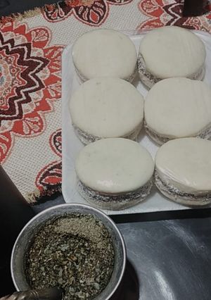 Una foto de Alfajores de maizena
