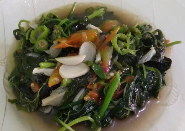 Bagaimana Membuat Tumis bayam jawa yang Menggugah Selera