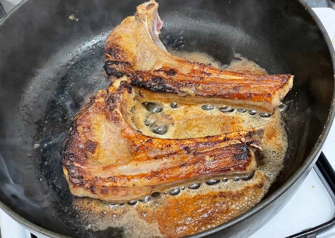 Pan Seared Lamb Chop 🐑 Recipe by Kang Bristol - Cookpad