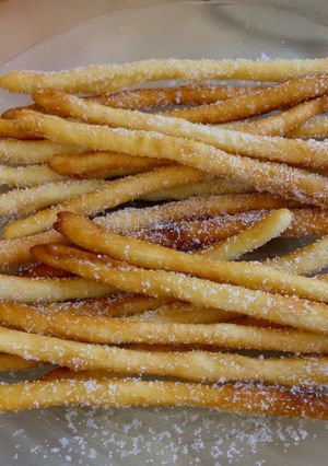 Una foto de Churros(sin manga ni churrera.)