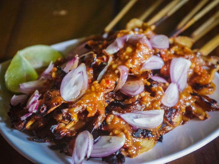 Cara Membuat Sate jamur bumbu kacang - resep dari nenek moyang Ekonomis