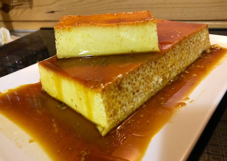Flan proteico de huevo sin azúcar 🥚