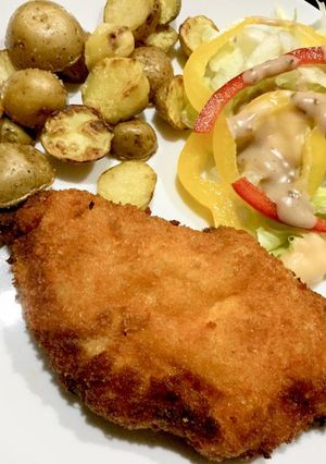 Foto resep Chicken Katsu with salad