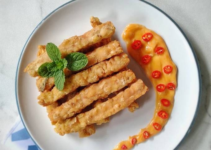 Aromatic Tempeh Fries with Rawit Mayonnaise