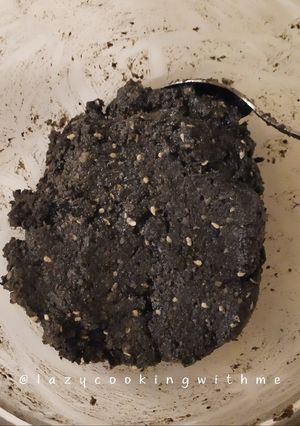 Foto resep Pasta wijen hitam untuk isian roti/bakpao/ronde