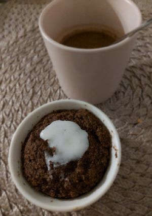 Una foto de Keto Muge Cake chocolate