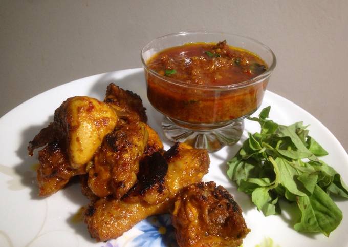 Resep Ayam bakar pedas sambal kemangi, Menggugah Selera