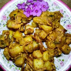 A picture of Double fried Pakoray.