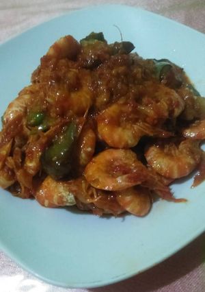 Foto resep Sambal udang masak santan nyemek nyemek