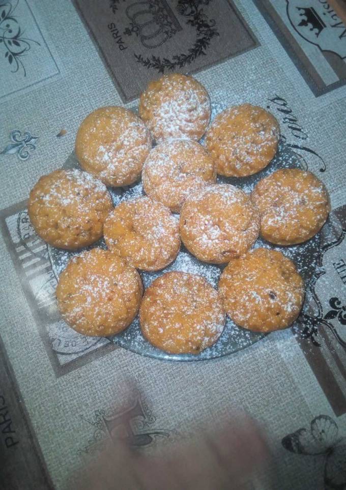 Кекси з гарбуза