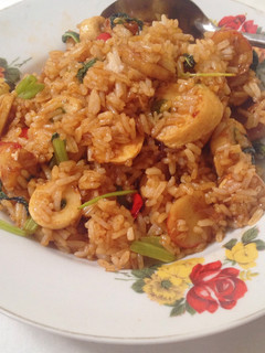 Foto resep Nasi goreng seafood