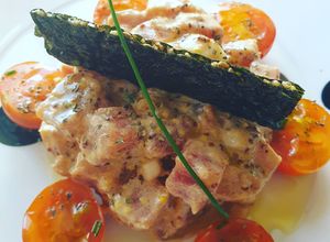 Foto principal de Tartar de atún rojo con mahonesa y mostaza dijon