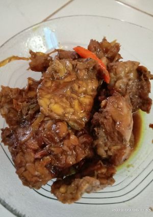 Foto resep Ayam tempe masak kecap