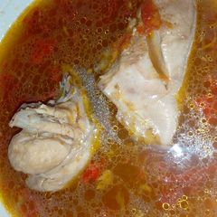A picture of Chicken pepper soup.