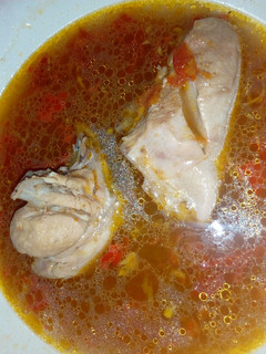 A picture of Chicken pepper soup.