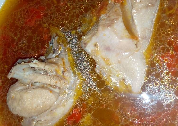 Steps to Make Award-winning Chicken pepper soup