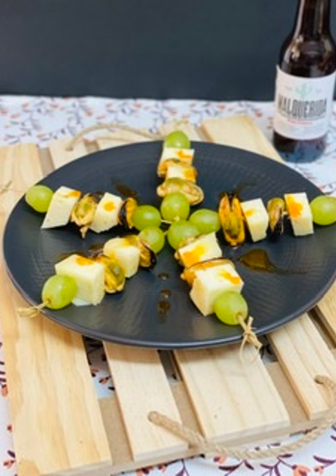 Una foto de Pinchos con mejillones