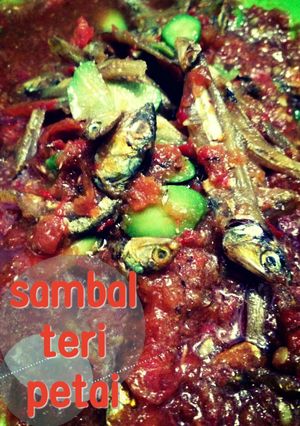Foto resep Sambal teri petai