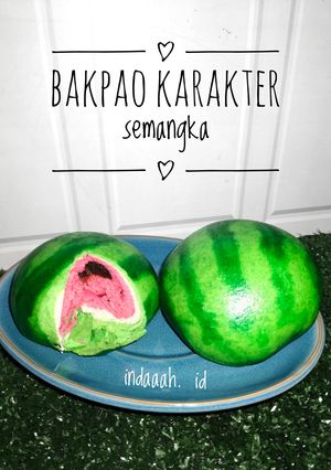 Foto resep Bakpao karakter semangka
