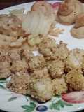 Breaded fish bites