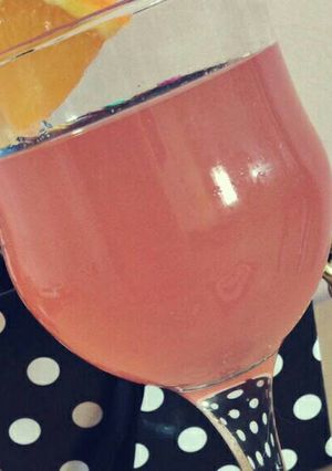 صورة لوصفة ليموناضة وردية 🍹💕💕