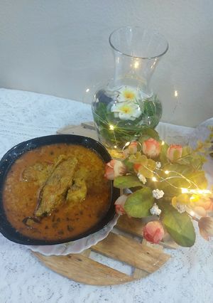 A picture of Fish 🐟curry.