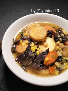 Foto resep Sup gurih tofu jamur kuping