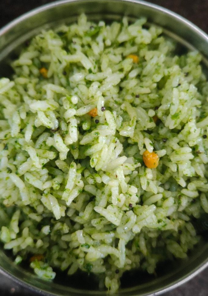கொத்தமல்லி சாதம் செய்முறை முக்கிய புகைப்படம்
