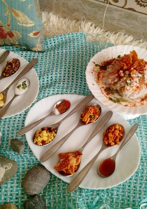 A picture of Raj kachori.