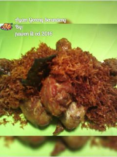 Foto resep Ayam Goreng Serundeng