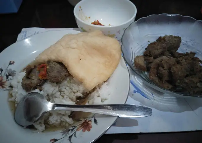 Resep Empal Gurih kuah Rawon Anti Gagal