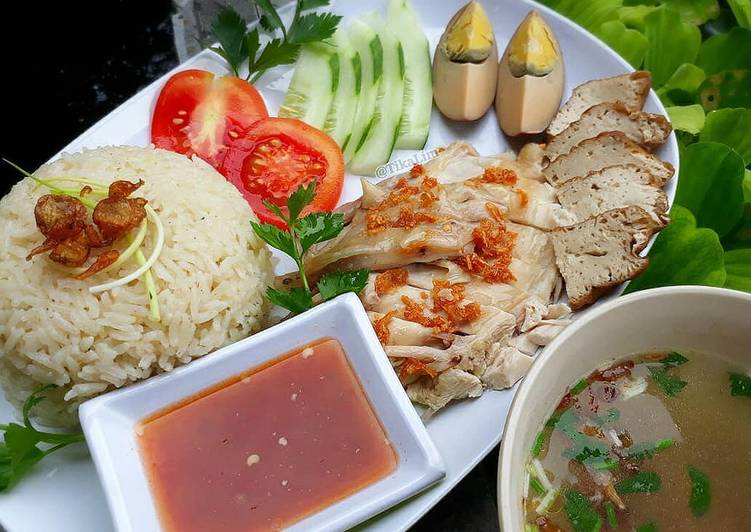 Langkah mengolah Nasi Ayam Oriental yang simpel