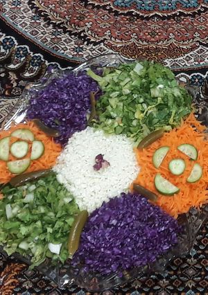 عکسی از دستور ایده های جالب سالاد