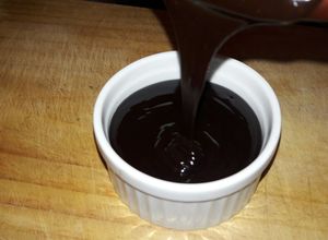 Una foto de Ganache de Chocolate